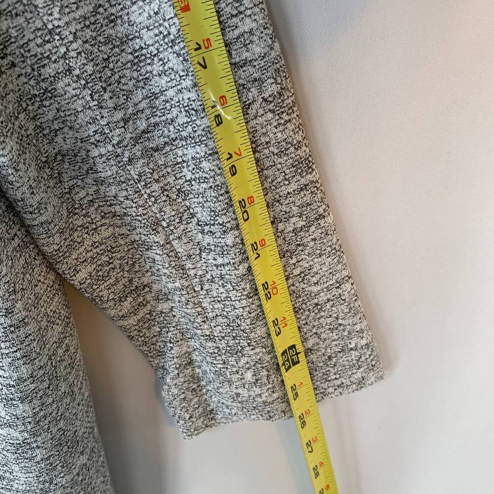 Torrid Textured Boyfriend Knit Trench Blazer 3X Gray Marled Longline Jacket NEW - Picture 12 of 16